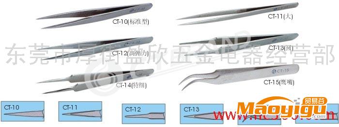 供應(yīng)美國(guó)CT-10精密鑷子、防腐蝕、耐酸、防磁不銹鋼鑷子