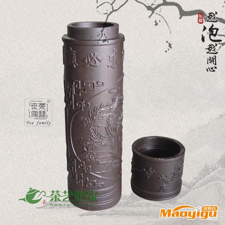 香筒 黑檀木 木雕工藝品，茶藝世家HET-0011