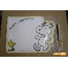 供應彩色印刷促銷禮品 SNOOPY 磁性寫字板