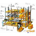 供應深圳日邦倉儲設備重量型深圳貫通式貨架，托盤貨架，機械自