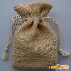 供應(yīng)明道飾品黃麻布袋，環(huán)保麻布禮品袋jute