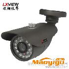 供應領翔視界-LXVIEW720P高清網(wǎng)絡紅外防水攝像機 帶支架紅外防水