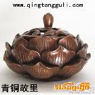 供應(yīng)紫銅創(chuàng)意工藝品  特產(chǎn)禮品 地方特產(chǎn)蓮花銅香爐