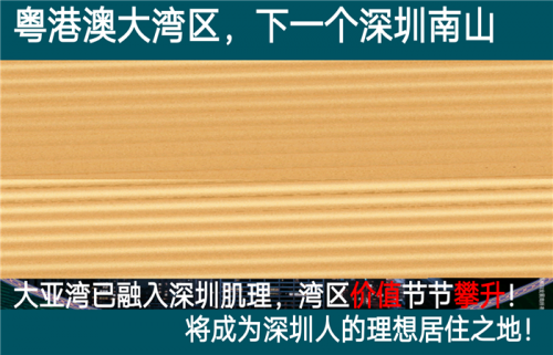 新聞:2020的惠州大亞灣可能買不起了?惠州太東海德尚園中間樓層價格?